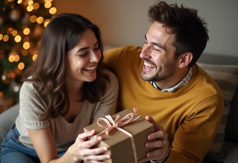 Laughing couple