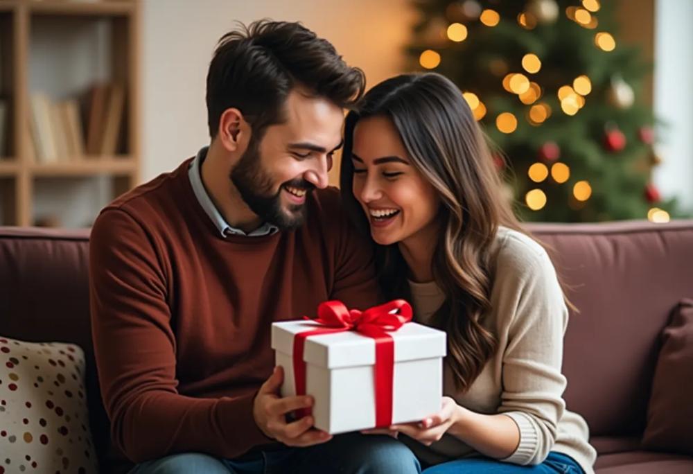 Laughing couple