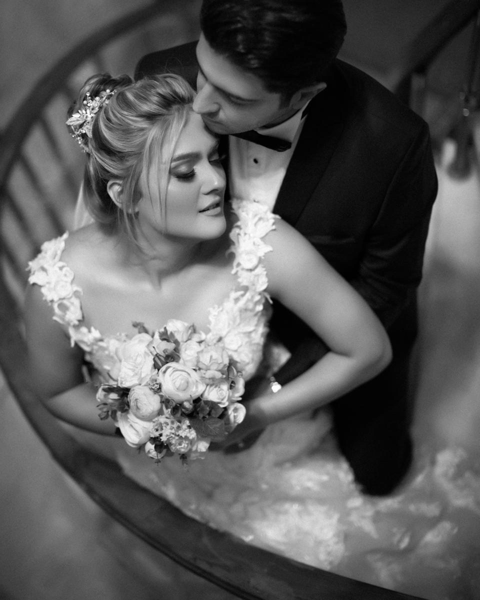 Wedding hug