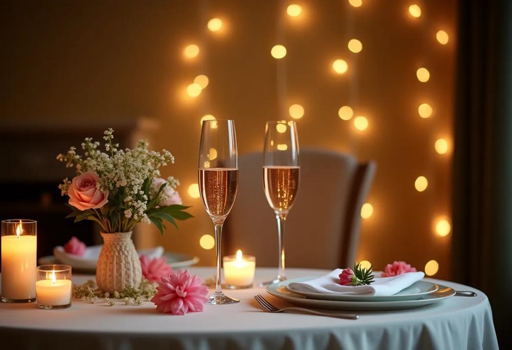romantic dinner
