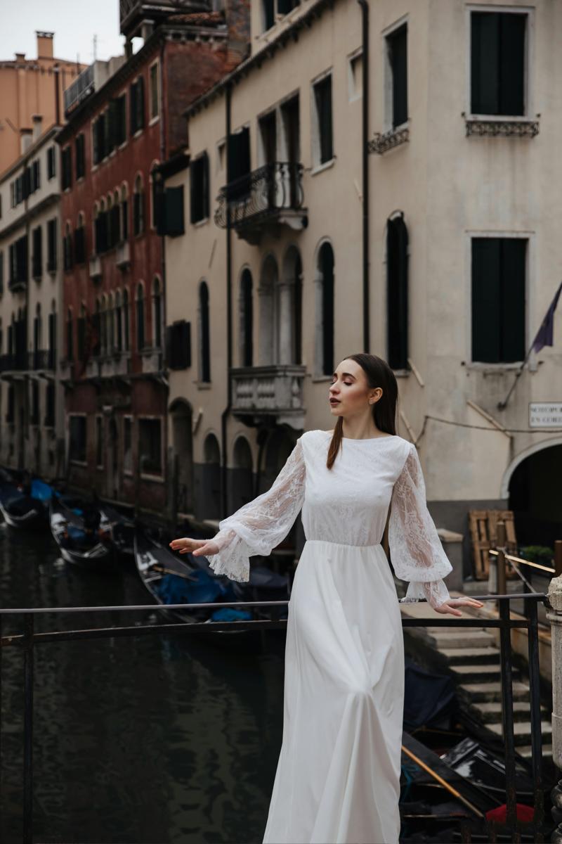 white dress