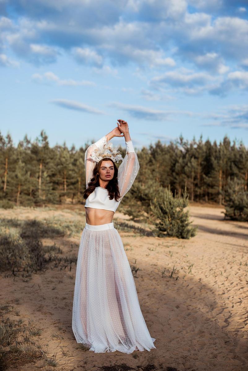 white dress